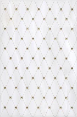 Декор Kerama Marazzi AD\A313\8259 Летний Сад 30x20 белый глянцевый с орнаментом