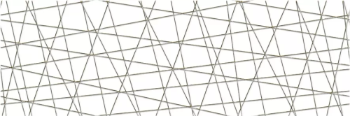 Декоративная плитка Cersanit VG2U051-63 Vegas 25x75 белая глянцевая полосы