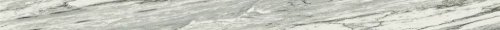 Плинтус Italon 610130004599 Skyfall Bianco Paradiso / Скайфолл Бьянко Парадизо 7.2x60 серый полированный под камень
