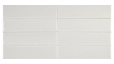 Настенная плитка Equipe 27526 Limit Blanc 6x24,6 белая глянцевая моноколор