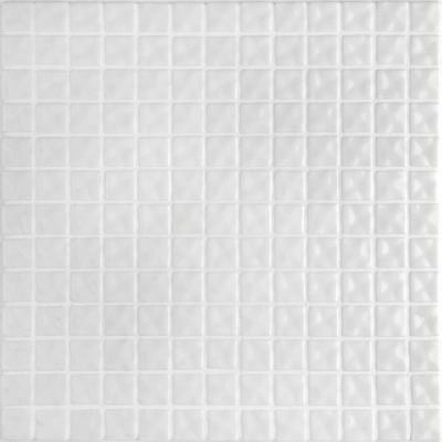 Мозаика Ezarri 2545-А Ondulato 31.3х49.5 белая глянцевая