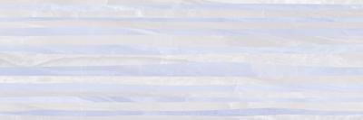Настенная плитка Laparet 17-10-61-1186-0 х9999132674 Diadema 60x20 голубой глазурованная глянцевая / неполированная под камень / под оникс