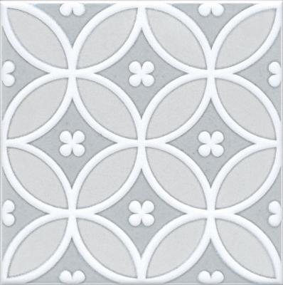 Декор Kerama Marazzi NT\C181\17000 Мурано 15x15 серый глазурованный глянцевый