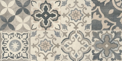 Декоративная плитка Eurotile Ceramica 173 Rhythm 60x30 комбинированная матовая под мозаику