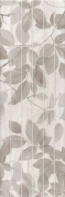 Декор Kerama Marazzi 13104R\3F Семпионе 89.5x30 серый матовый под дерево / растительность