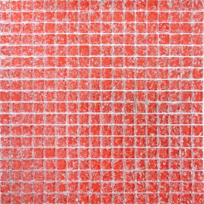 444 мозаика красная колотая 300х300 чип 15х15 (кор 0,54м/6шт/0,09м)