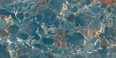 Керамогранит Seron SN74951 / 253857 Alicante Aqua Exotic 160x80 голубой полированный под камень