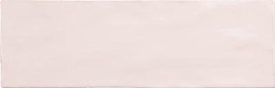 Настенная плитка Equipe 25839 La Riviera Rose 6,5x20 розовая глянцевая моноколор