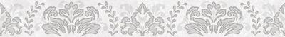 Бордюр Laparet 56-03-06-456 Afina 40x5 серый глазурованный глянцевый / неполированный под мрамор