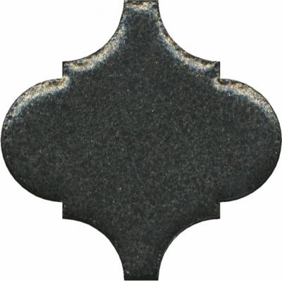 Декор Kerama Marazzi OS\B45\65001 Арабески котто 6.5x6.5 черный матовый металл