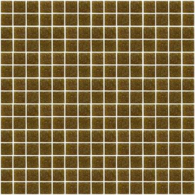 Мозаика ROSE MOSAIC A35 Matrix color 1 (размер чипа 10x10 мм) 31.8x31.8 золотая глянцевая моноколор