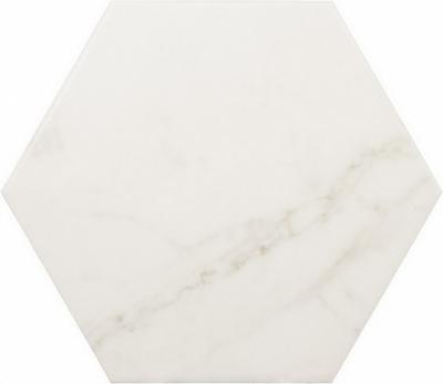 Напольная плитка Equipe 23101 Carrara 17,5x20 белая матовая под камень