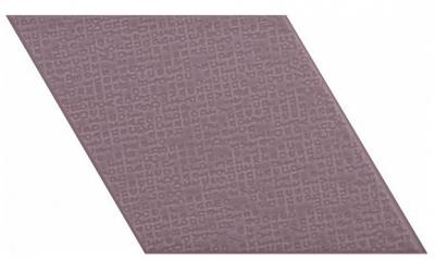 Керамогранит Equipe 21313 Rhombus 24x14 фиолетовый глазурованный матовый с орнаментом