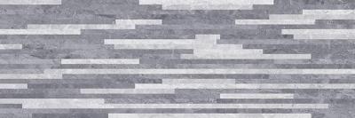 Настенная плитка Laparet 17-10-06-1178 х9999132716 Pegas серый 60x20 серая / темно-серая глазурованная матовая / неполированная под мозаику / под мрамор