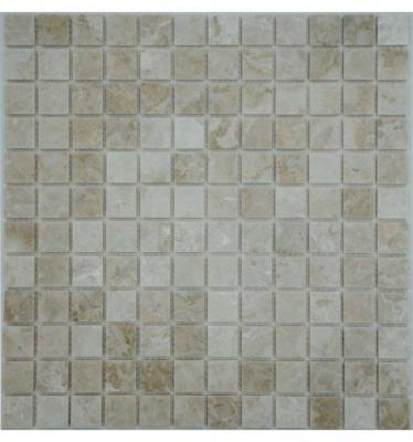 Мозаика FK Marble 35795 Classic Mosaic Cappucino Beige 23-4P 30.5x30.5 бежевая полированная