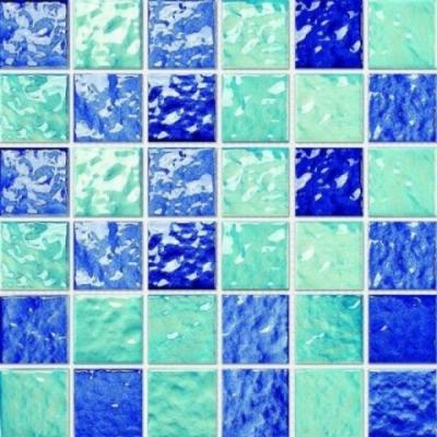 Мозаика NSmosaic PORCELAIN PW4848-20 306х306 синяя глянцевая
