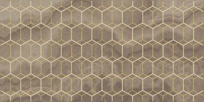 Декоративная плитка Laparet х9999219820 Prime 50x25 коричневая глянцевая геометрия