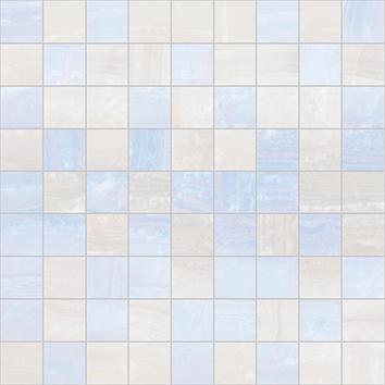 Мозаика Laparet DDM-2 х9999132422 Diadema 30x30 голубая / белая глазурованная глянцевая / неполированная под мозаику / под оникс
