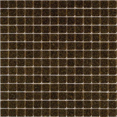 Мозаика ROSE MOSAIC A36 Matrix color 1 (размер чипа 10x10 мм) 31.8x31.8 коричневая глянцевая моноколор