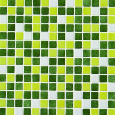 Мозаика Ezarri Mix 25011-Д микс 31.3х49.5 зеленая глянцевая