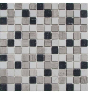 Мозаика FK Marble 35353 Mix Mosaic Mix Black Grey 23-4T 30x30 микс матовая