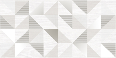 Декоративная плитка Laparet OS\B201\34093 х9999281770 Anais 50x25 серая глазурованная глянцевая под геометрию