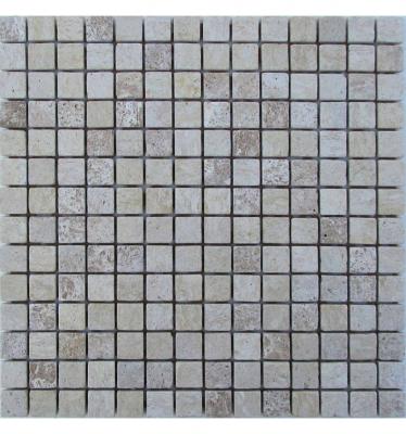 Мозаика FK Marble 35678 Mix Mosaic Travertine Mix 20-7T 30.5x30.5 микс матовая