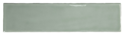 Настенная плитка WOW 124927 Grace Sage Gloss 7.5x30 оливковая глянцевая моноколор