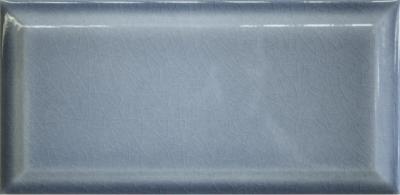 Настенная плитка Fabresa Craquele Marine 10х20 синяя глянцевая