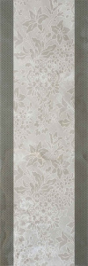 Incanto 572 300x900 Wall Floral Decor Grey Glossy  