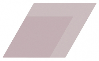 Керамогранит WOW 117361 Flow Diamond Decor Old Rose 14x24 розовый глазурованный матовый геометрия (14 вариантов оттенка)