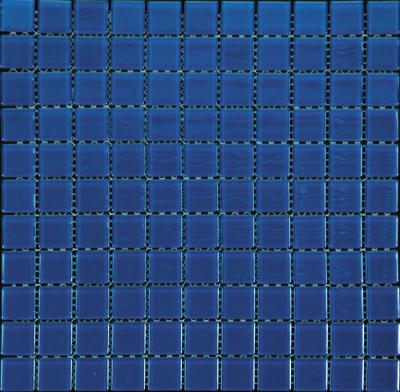 Natural Color palette A-011 (B-011) Стекло синий, поверхность глянцевая 30x30