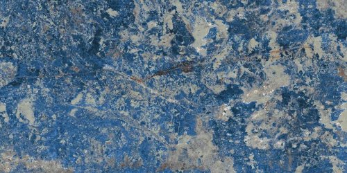 Керамогранит Rex Ceramiche 765778 Bijoux Sodalite Bleu Mat 6mm 60x120 синий матовый под мрамор