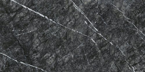 Керамогранит Arch Skin SGF.MM.GC.LUC Marble Grey 150x300 черный полированный под камень