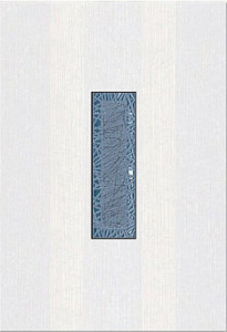 Декоративная плитка Azori 582552001 Камлот Индиго Крэш 40.5x27.8 голубой глазурованная глянцевая 