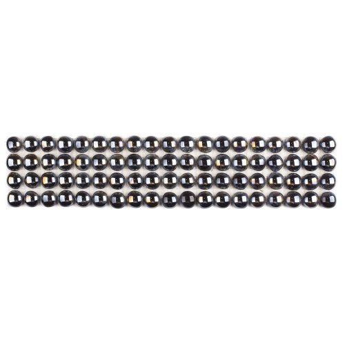 Мозаика Vidrepur С0001895 Pearl № 457 5х25 черная глянцевая моноколор, чип круглый