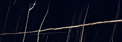 Настенная плитка Kerlife ROYAL NERO R 24.2x70 черная глянцевая под мрамор