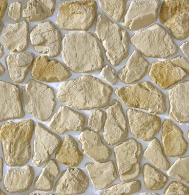Камень искусственный White Hills 605-10 Хантли 11x5 / 28x22.5 / вариативный размер бежевый рельефный / матовый