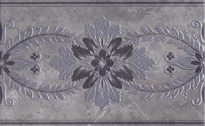 Декор Kerama Marazzi MLD\D04\6242 Мармион 40x25 серый глянцевый