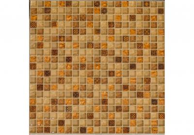 Мозаика Orro mosaic BEIGE TALISMAN 31x31 бежевая глянцевая-матовая, чип 15x15 квадратный