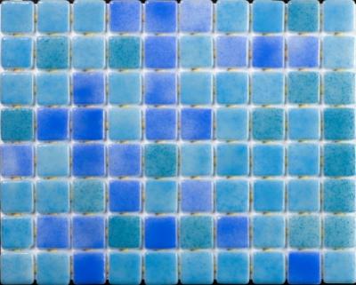 Мозаика Ezarri Niebla 2505/2508/2510-А 31.3х49.5 голубая глянцевая