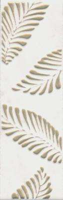 Бордюр Kerama Marazzi AD\A480\7196 Ретиро 20x6.3 белый матовый флористика