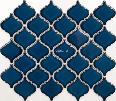 Мозаика NSmosaic RUSTIK R-303 керамика 293х245 синяя глянцевая