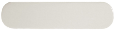 Настенная плитка WOW 124929 Grace O White Gloss 7.5x30 белая глянцевая моноколор