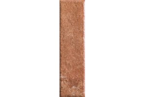 Плитка фасадная SCANDIANO ROSSO ELEWACJA 24,5x6,6 бордовая матовая под камень