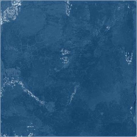 Настенная плитка Carmen MPL-000458 Souk Blue 13x13 синяя глянцевая под камень