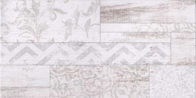 Настенная плитка Global Tile GT13VG San Remo геометрия 50x25 белая матовая под дерево