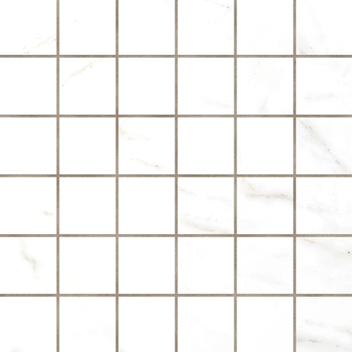 Мозаика Estima Mosaic/ID01_NS/30x30/5x5 Ideal White 30x30 белая неполированная под камень, чип 5x5 квадратный