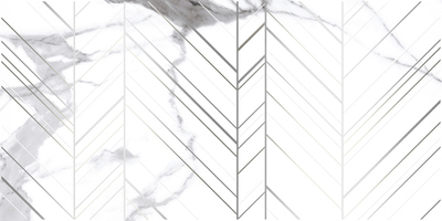 Декоративная плитка Laparet 04-01-1-18-03-01-3620-0 х9999285787 Bering 60x30 белая глазурованная матовая под геометрию