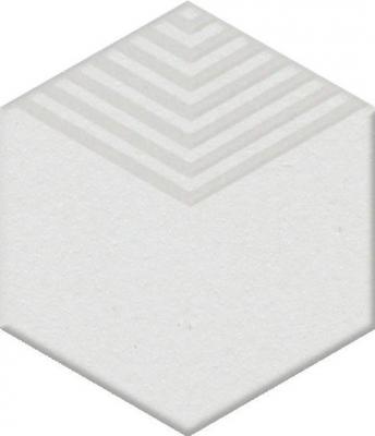 Напольная вставка Kerama Marazzi OS/A241/63000 Агуста 5.2x6 белая матовая с орнаментом